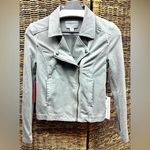 Marrakech Women's Gray Jacket- Monica Moto Jacket, Small, New‎ with tags